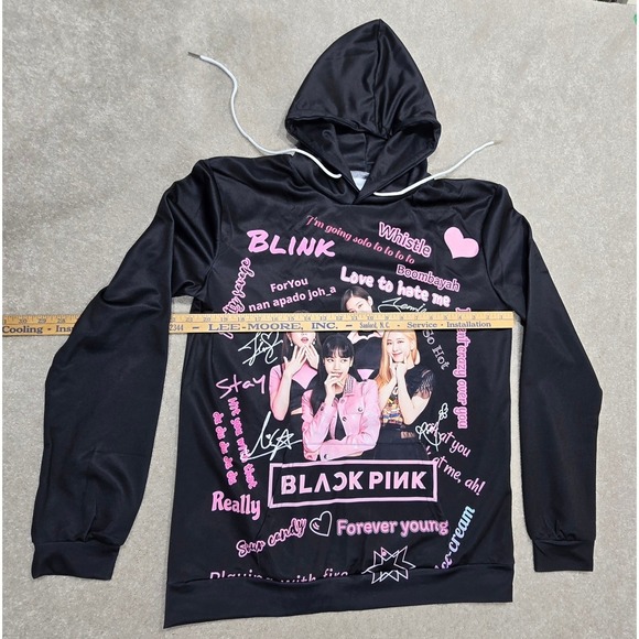 BLACKPINK Kpop All Over Print Hoodie BlackPink Graphic Kpop Merch BLINK Fan Gift - Picture 4 of 6